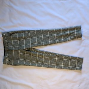 ASOS green houndstooth trousers, width and length 30 inches